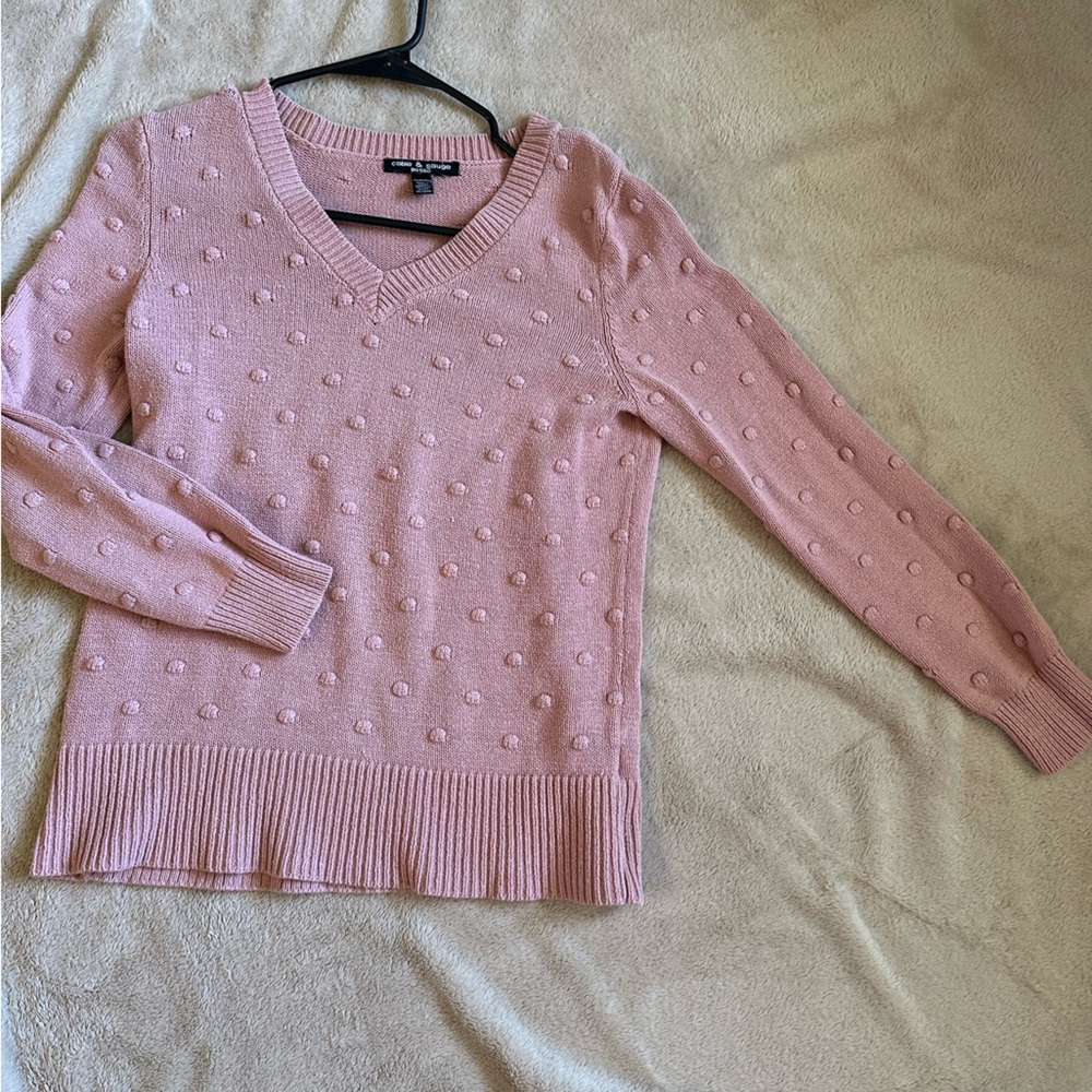 Pink sweater